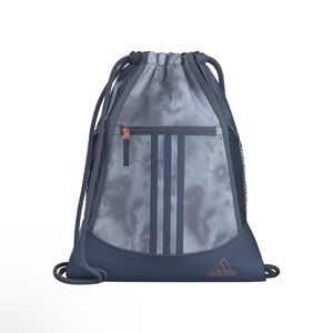 adidas Alliance Sackpack Discontinued, Stone‎ Wash Preloved Ink  Blue/Rose Gold